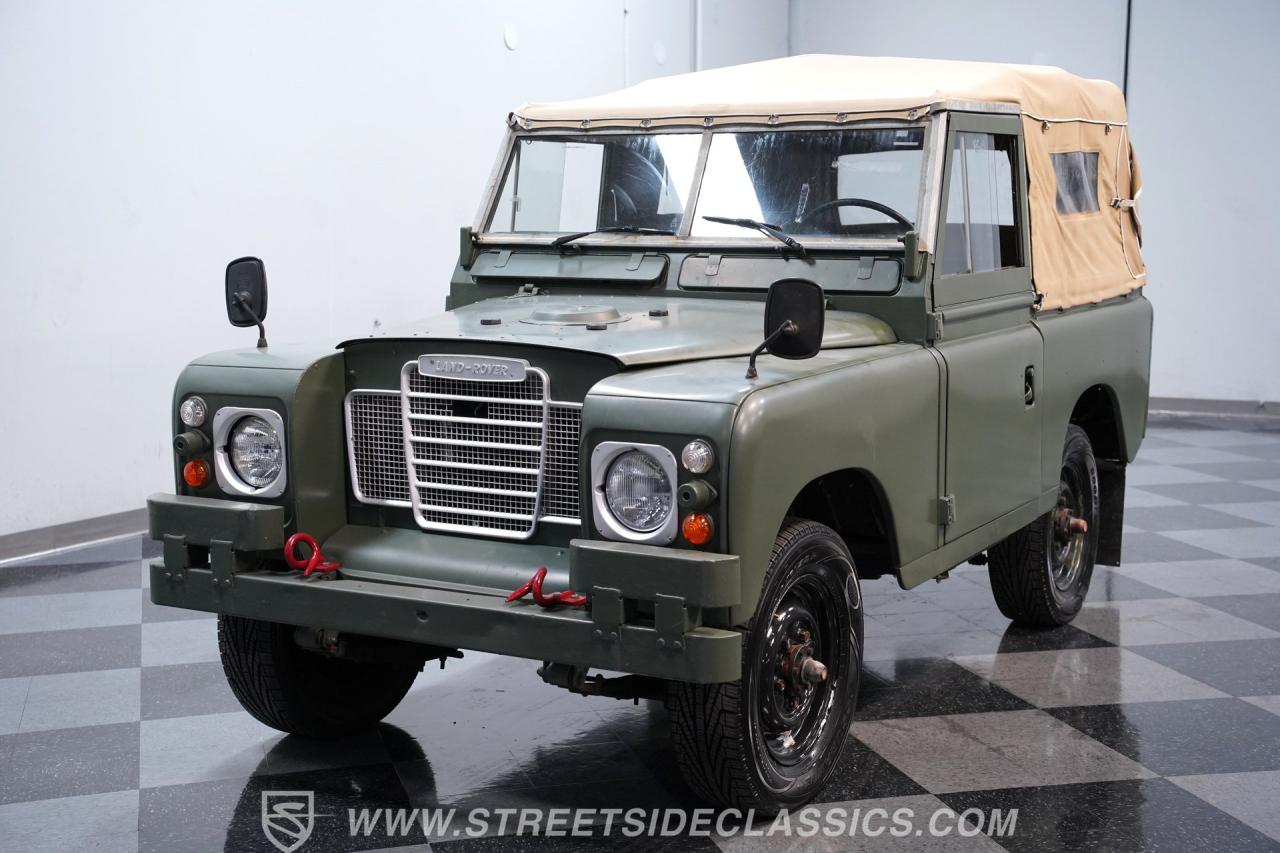 1973 Land Rover Series III Belgian Military Ragtop