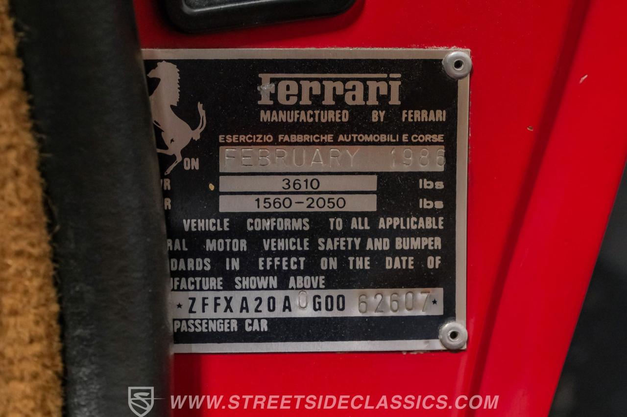 1986 Ferrari 328 GTS