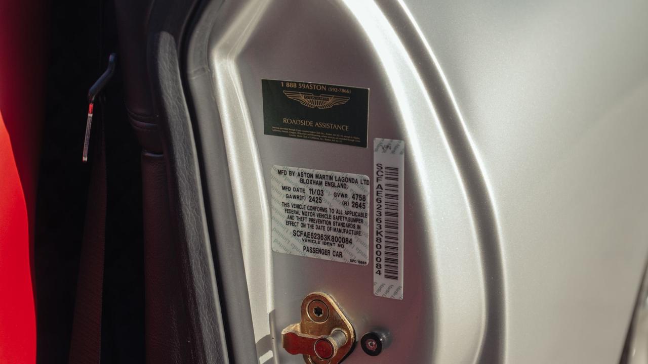 2003 Aston Martin DB AR1 Zagato