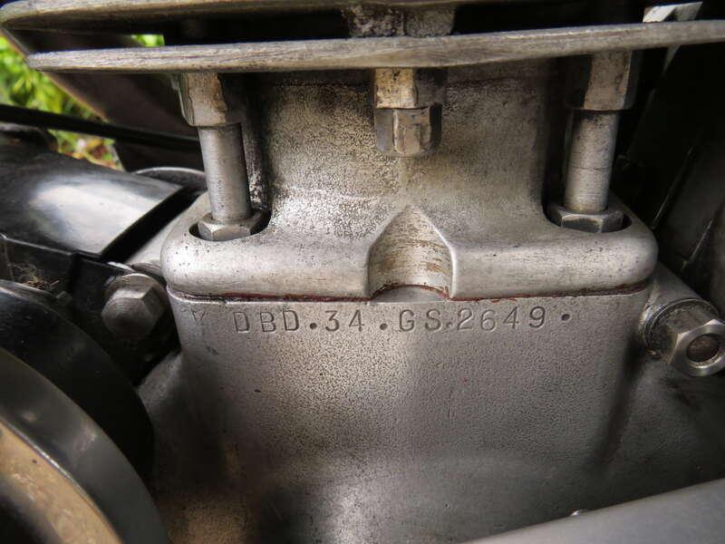1958 BSA DBD34 GOLD STAR
