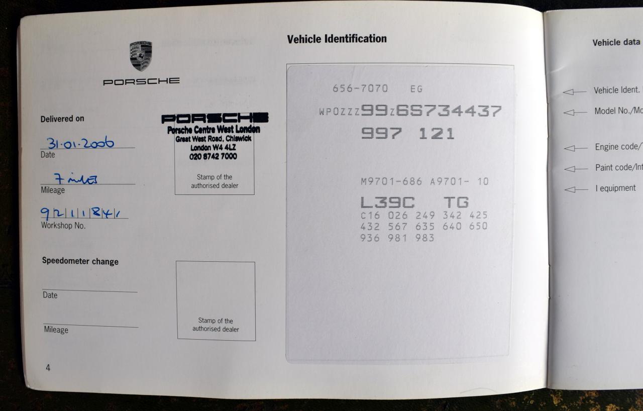 2006 Porsche 911/997 3.8 Carrera 2S Tiptronic Coup&eacute;