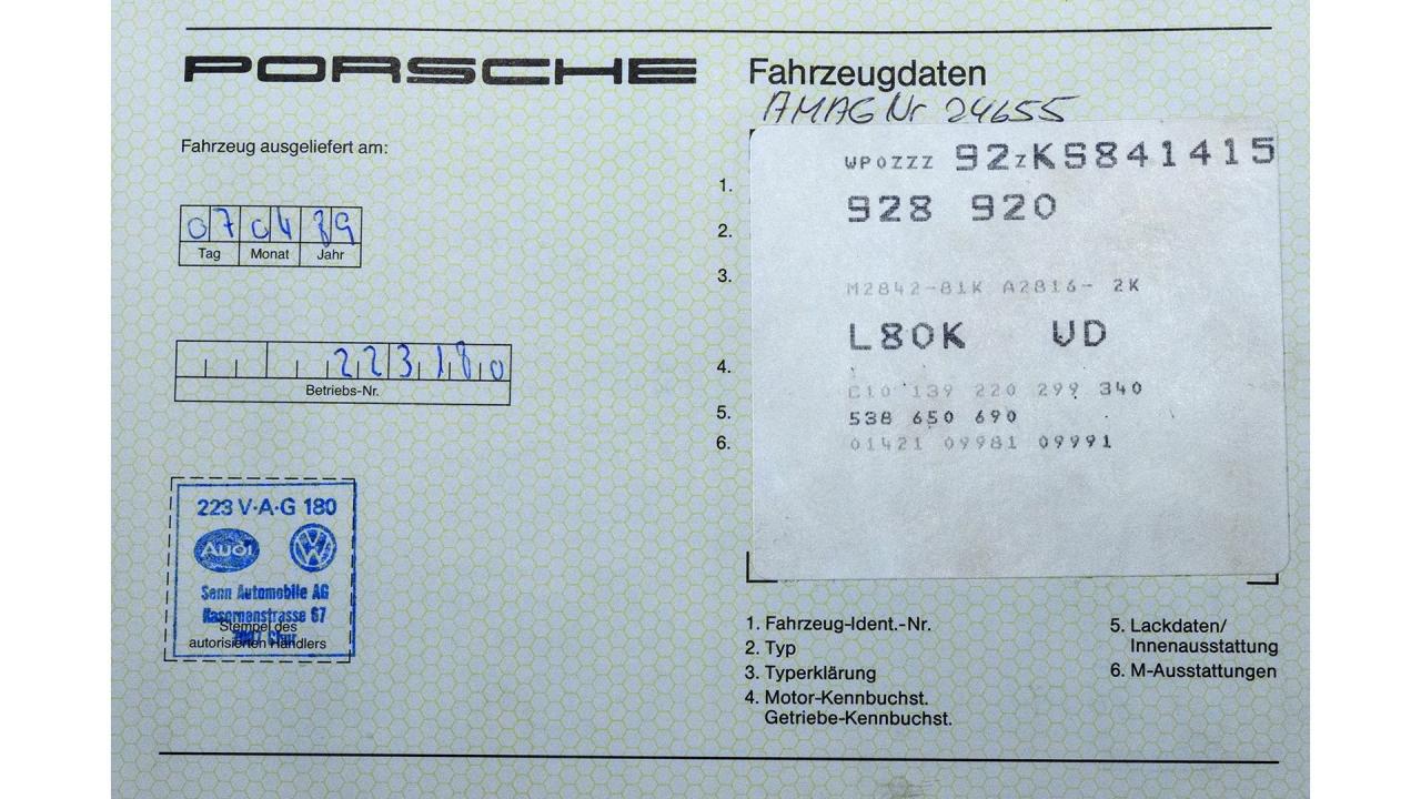 1989 Porsche 928 S4