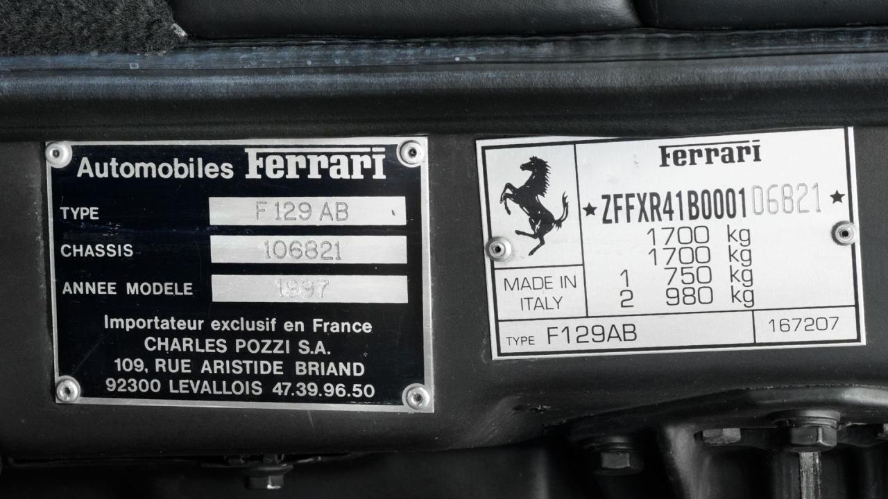 1996 Ferrari F355 BERLINETTA