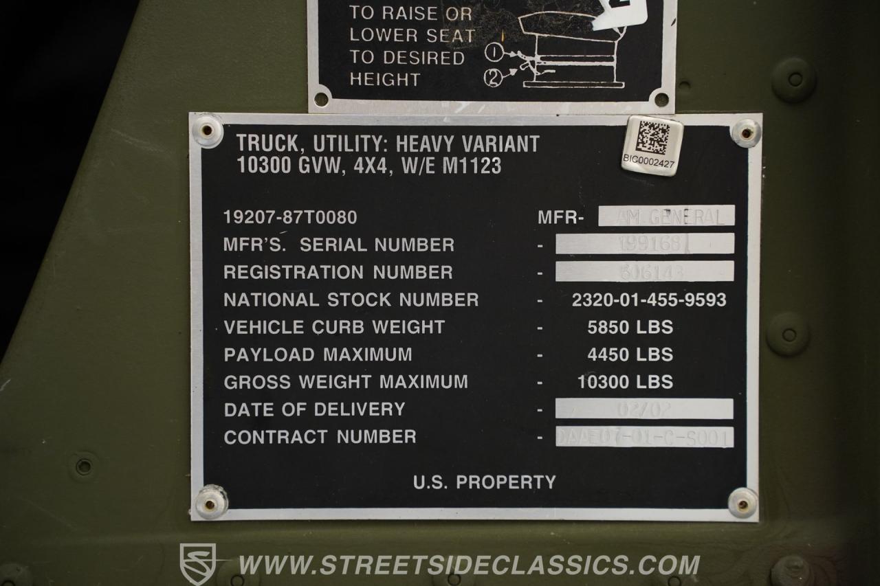 2002 AM General M1123