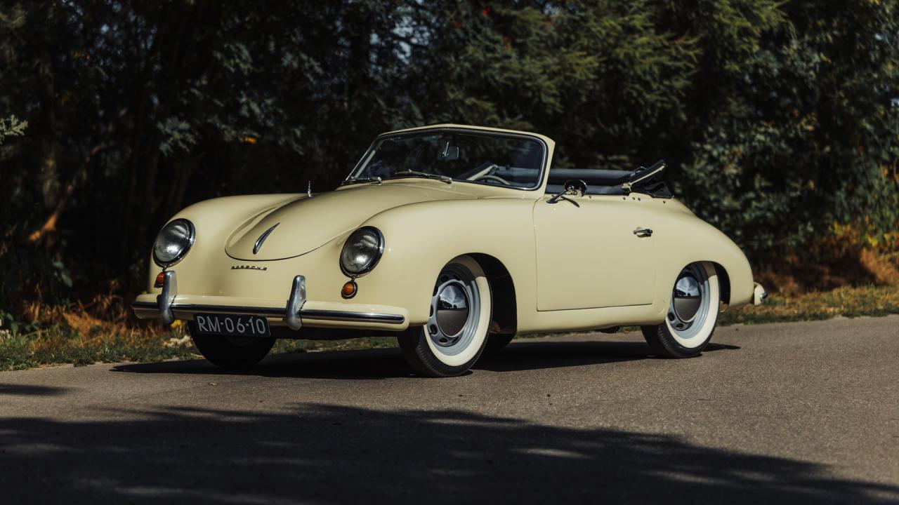 1953 Porsche 356 Pre-A &ldquo;Knickscheibe&rdquo; 1500 Cabriolet