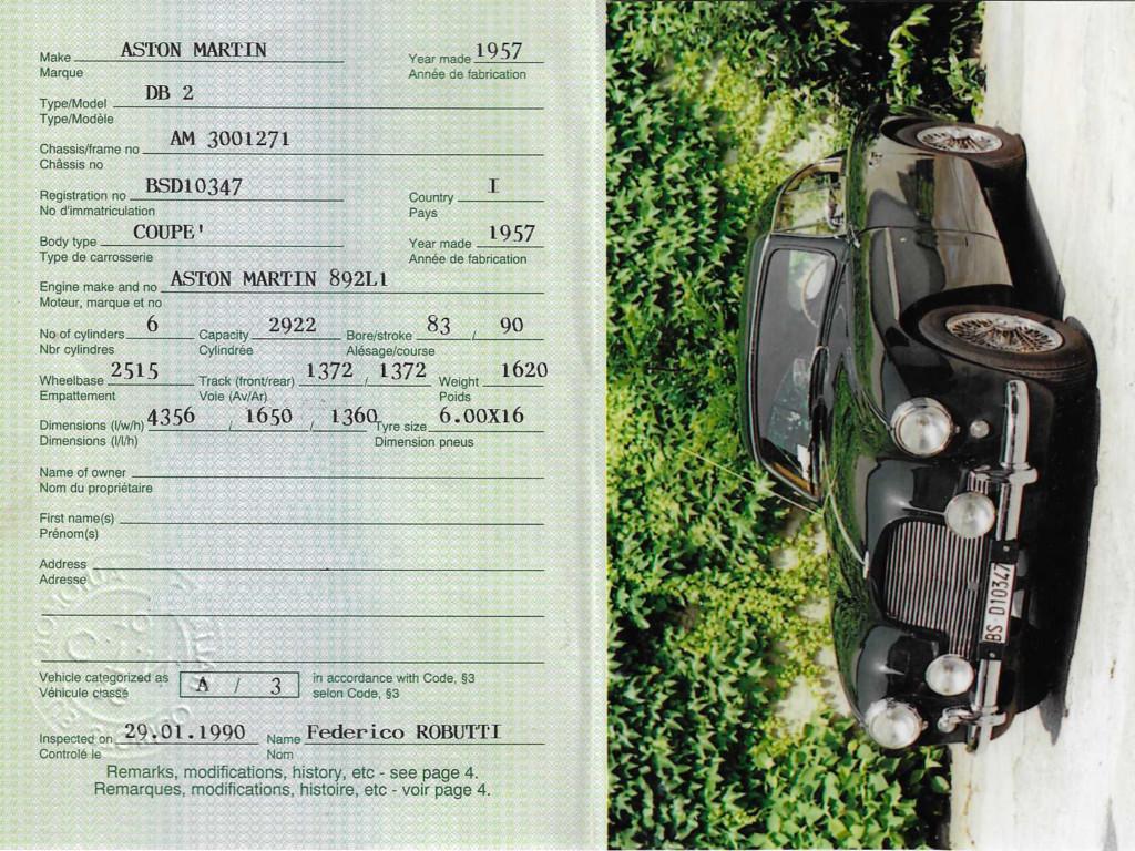 1957 Aston Martin DB2/4 1957