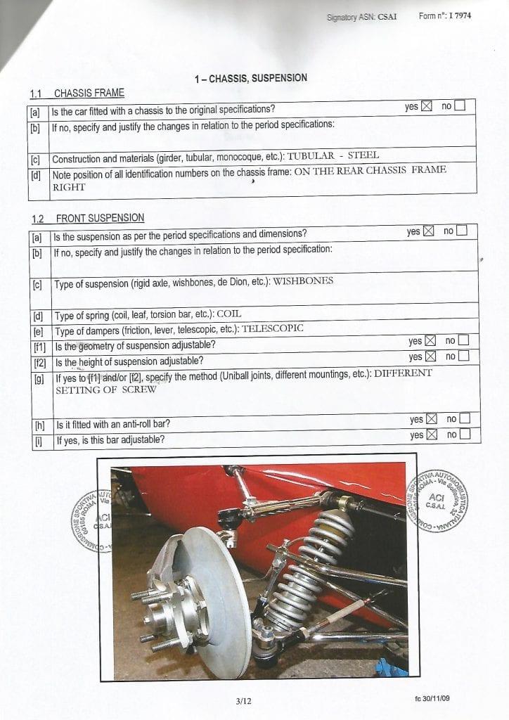 De Sanctis FORMULA 3 telaio 001
