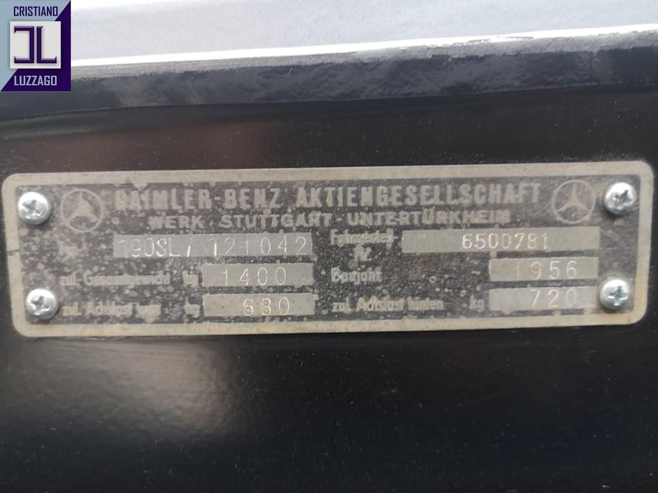 1956 Mercedes - Benz BENZ 190 SL 1956