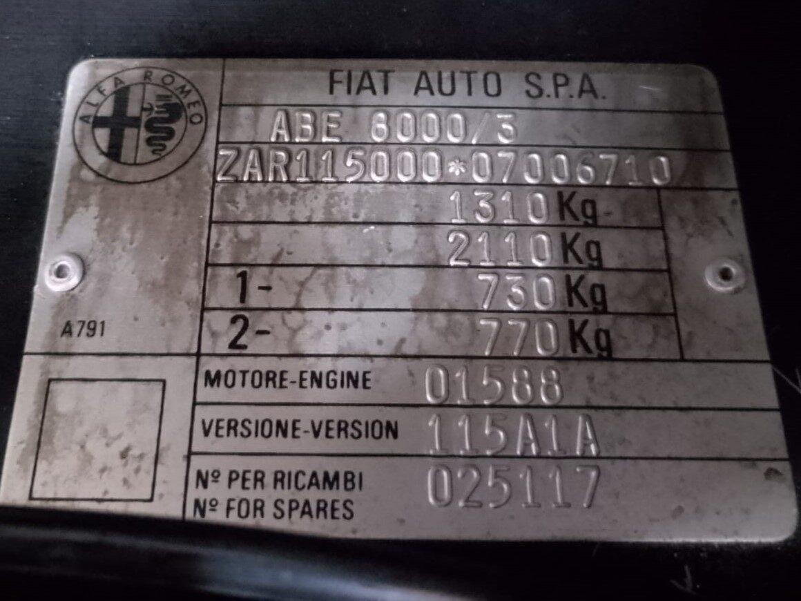 1993 Alfa Romeo SPIDER 2000 S.4 1993
