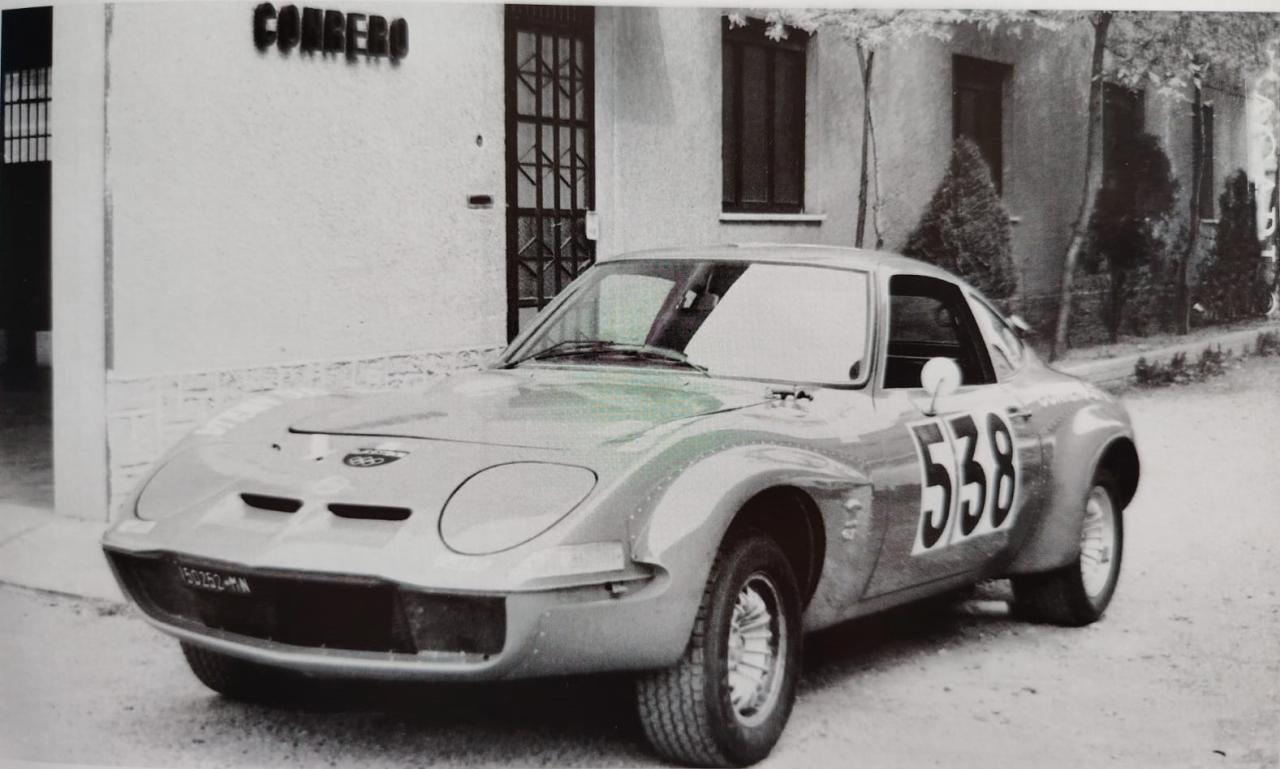 1906 Opel 1900 GT GROUP 4 OFFICIAL TEAM CONRERO 1970 VIN 941906704