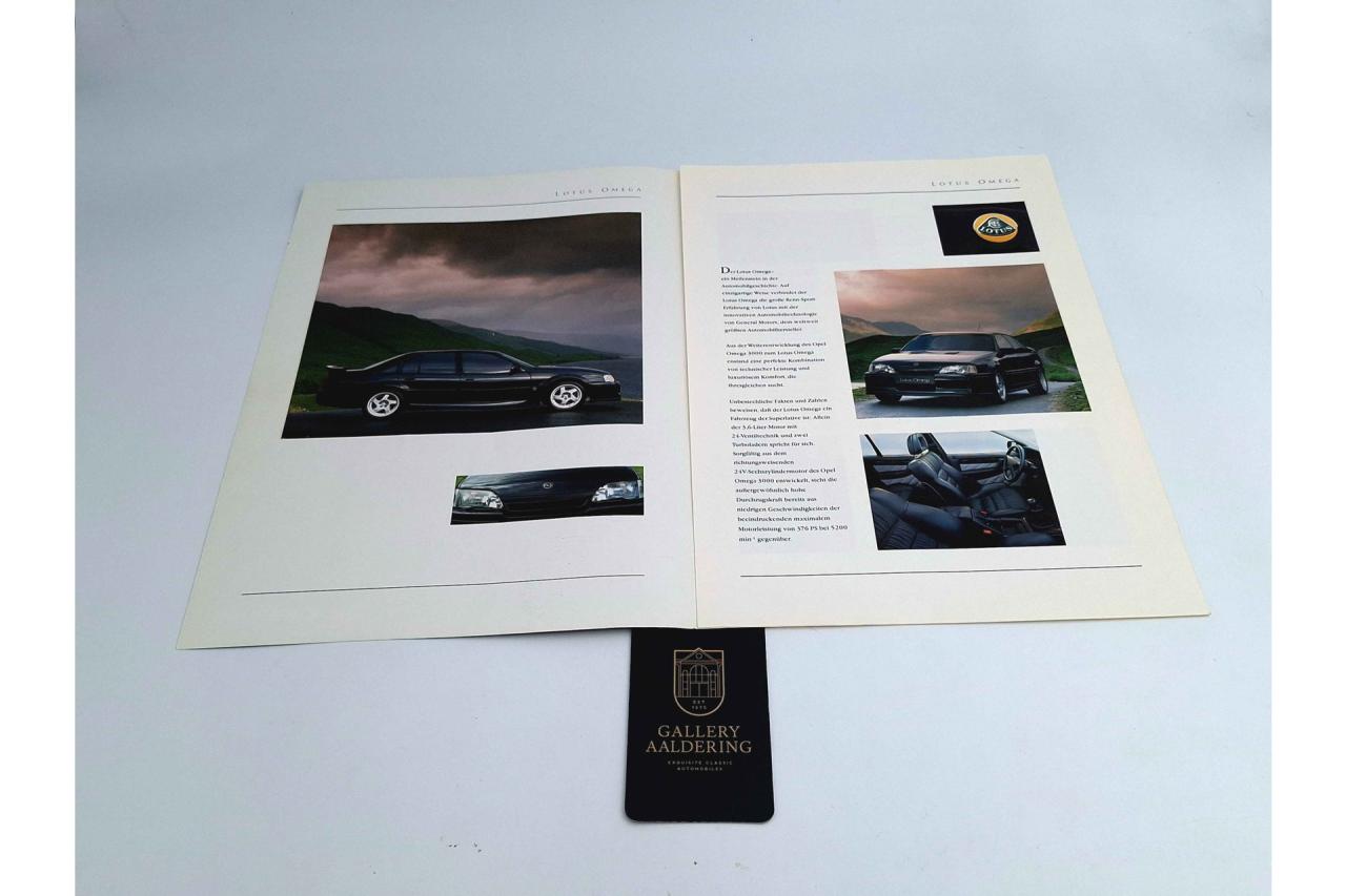 1992 Lotus Omega 3.6 Twin Turbo &ldquo;Less than 33,000 km - Collector&rsquo;s condition&rdquo;