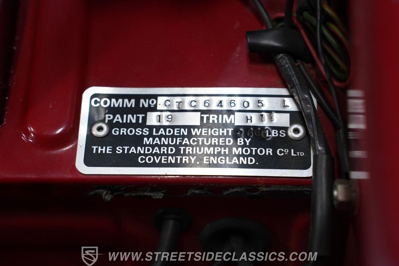 1966 Triumph TR4A IRS