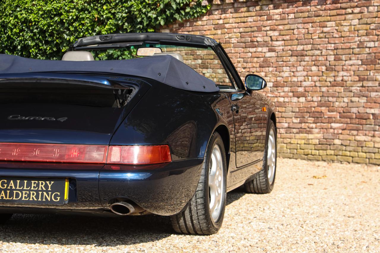 1992 Porsche 964 Carrera 4 Cabriolet &ldquo;Unique Carraragrau full leather&rdquo;