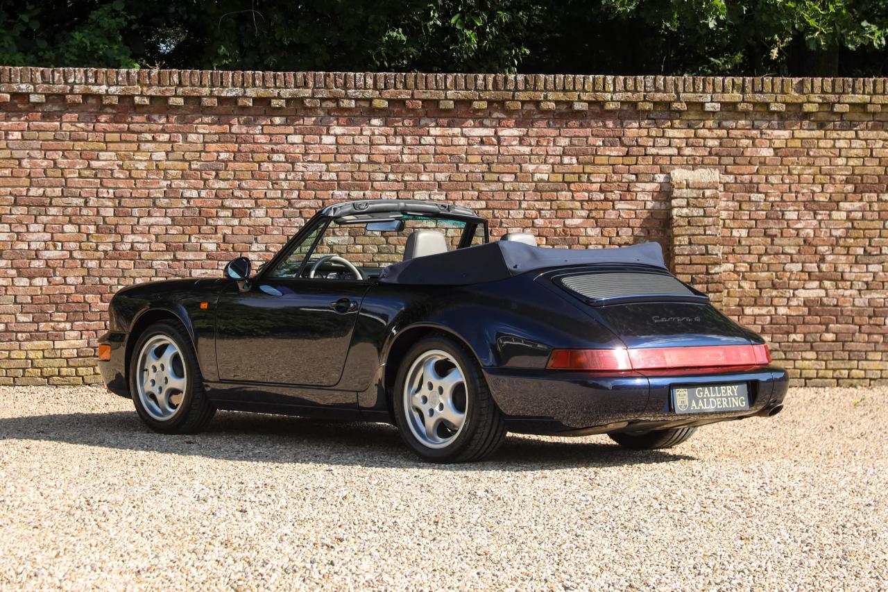 1992 Porsche 964 Carrera 4 Cabriolet &ldquo;Unique Carraragrau full leather&rdquo;