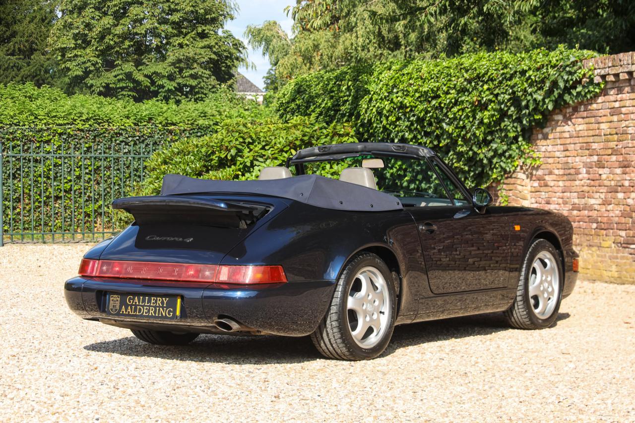1992 Porsche 964 Carrera 4 Cabriolet &ldquo;Unique Carraragrau full leather&rdquo;
