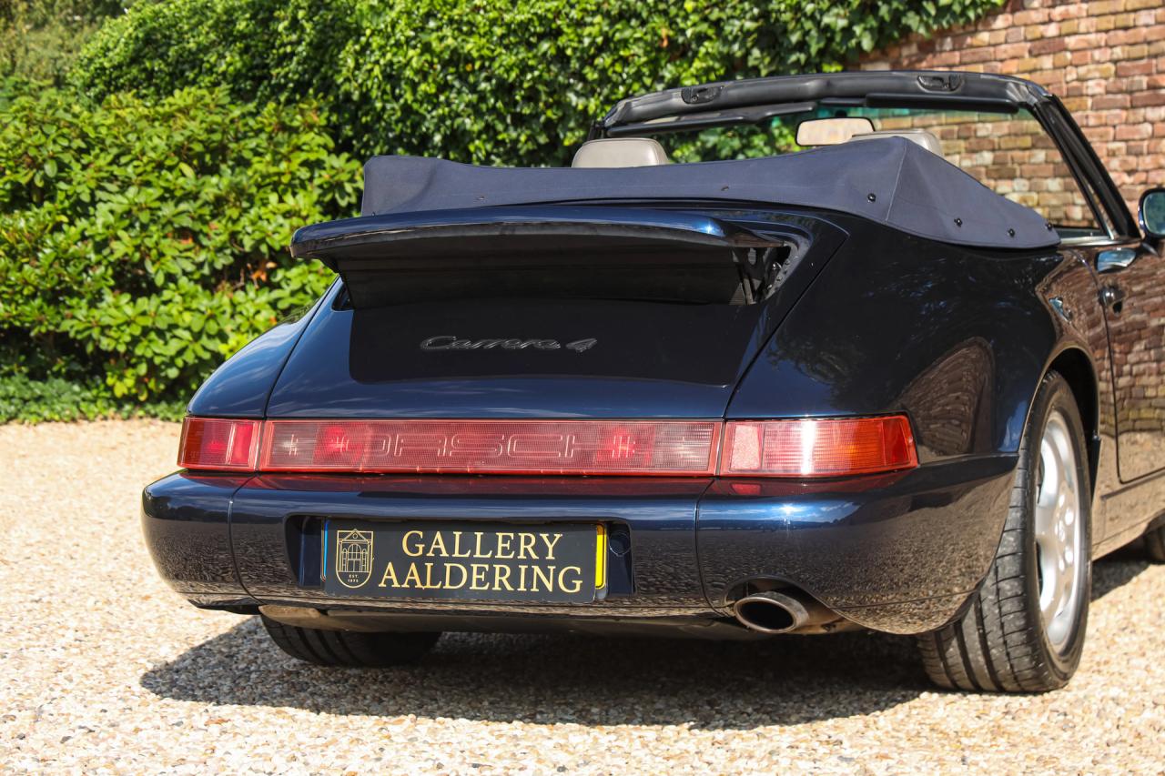 1992 Porsche 964 Carrera 4 Cabriolet &ldquo;Unique Carraragrau full leather&rdquo;