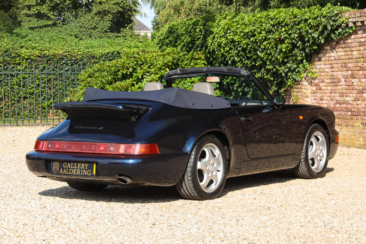 1992 Porsche 964 Carrera 4 Cabriolet &ldquo;Unique Carraragrau full leather&rdquo;
