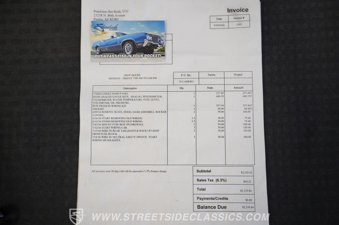 1975 Chevrolet Camaro