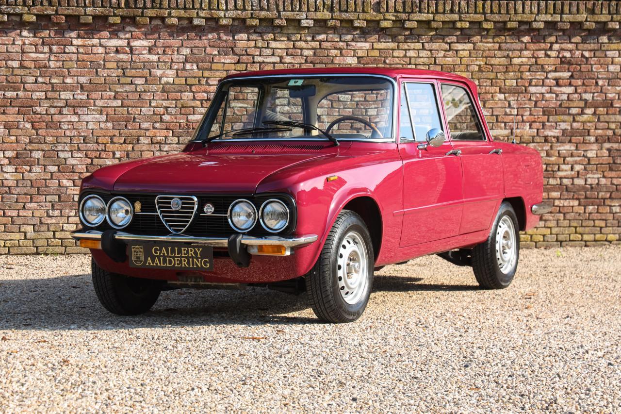 1975 Alfa Romeo Giulia 1300 Nuova Super &ldquo;Restored by Alfisti&rdquo;