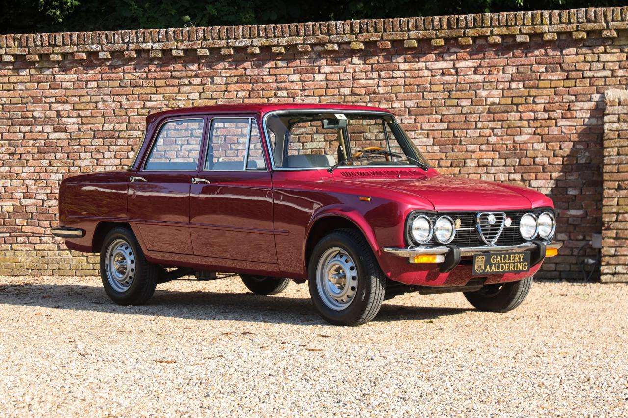 1975 Alfa Romeo Giulia 1300 Nuova Super &ldquo;Restored by Alfisti&rdquo;