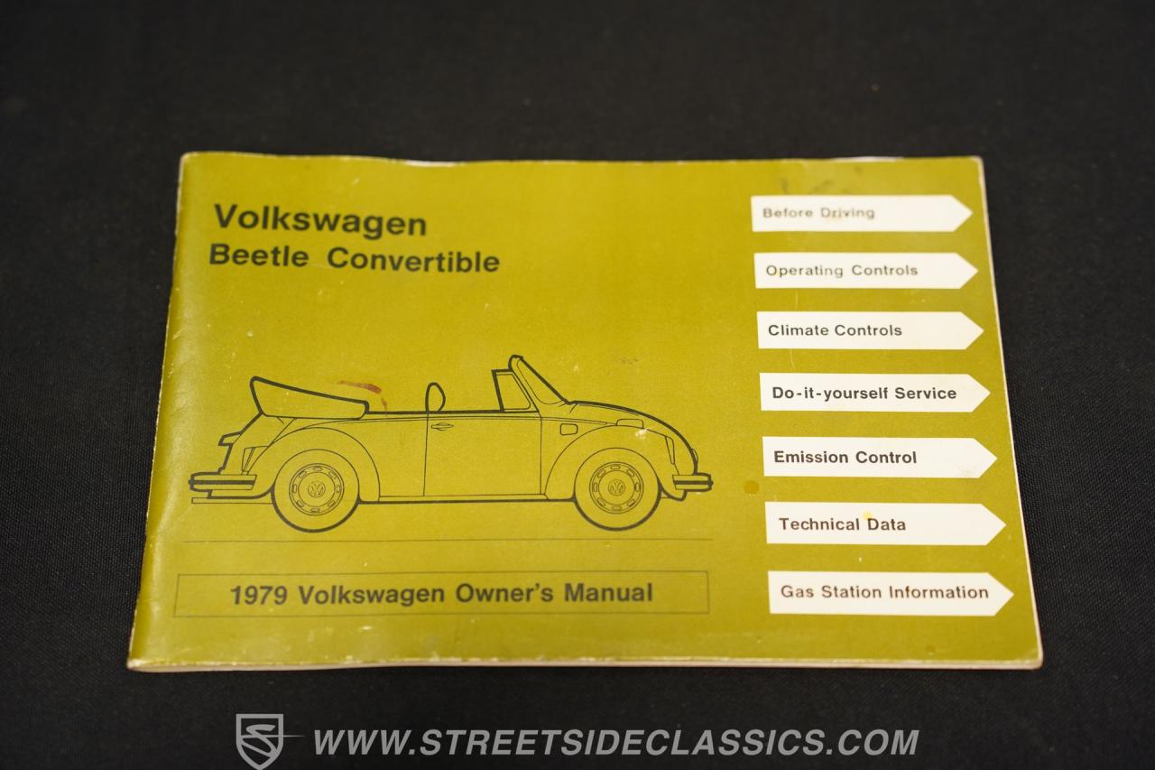 1979 Volkswagen Super Beetle Convertible