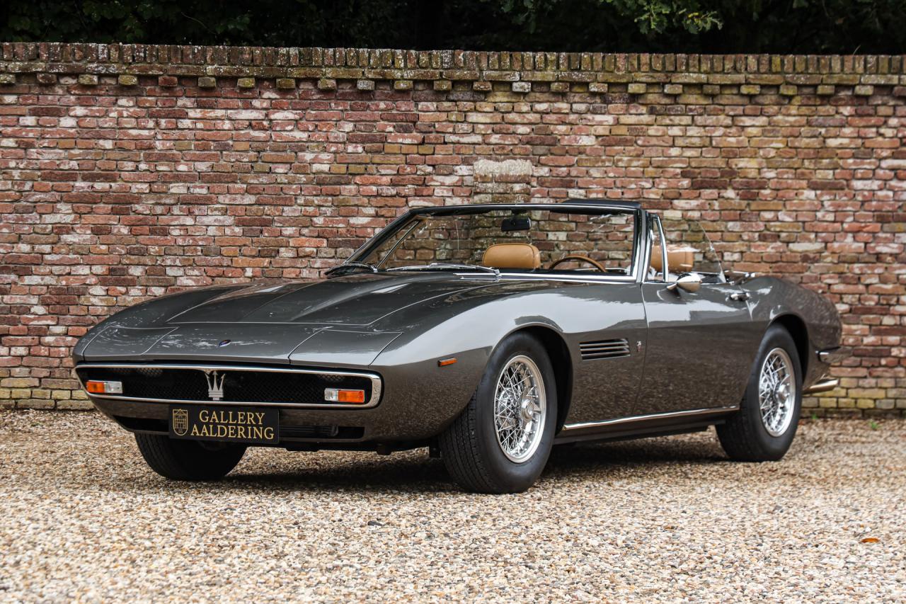 1969 Maserati Ghibli 4.7 Spyder &ldquo;The original, straight from the factory&rdquo;