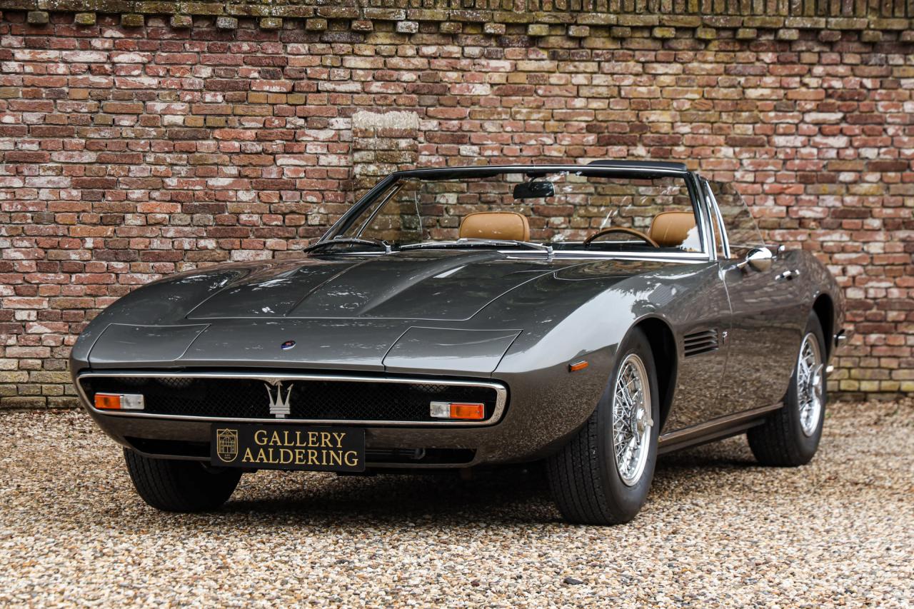 1969 Maserati Ghibli 4.7 Spyder &ldquo;The original, straight from the factory&rdquo;