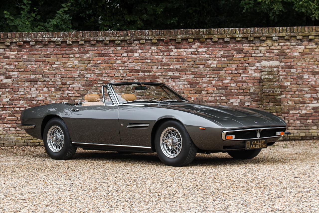 1969 Maserati Ghibli 4.7 Spyder &ldquo;The original, straight from the factory&rdquo;