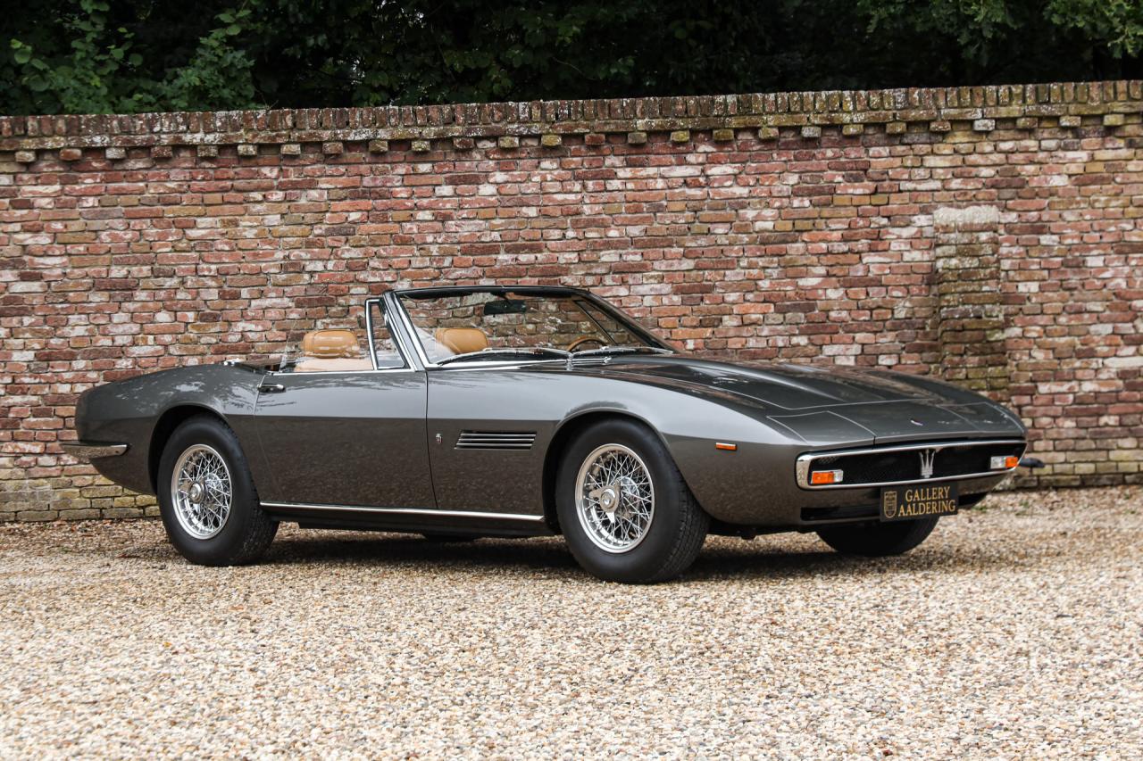 1969 Maserati Ghibli 4.7 Spyder &ldquo;The original, straight from the factory&rdquo;
