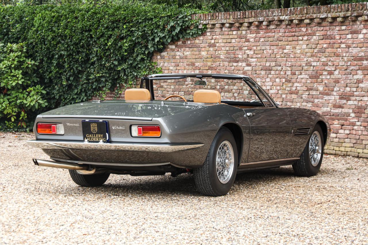 1969 Maserati Ghibli 4.7 Spyder &ldquo;The original, straight from the factory&rdquo;