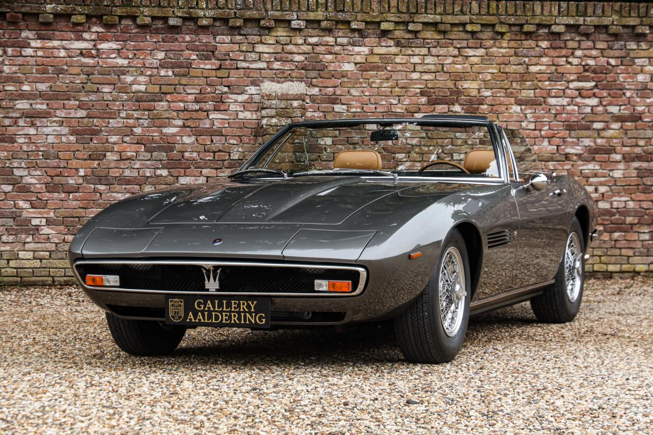1969 Maserati Ghibli 4.7 Spyder &ldquo;The original, straight from the factory&rdquo;