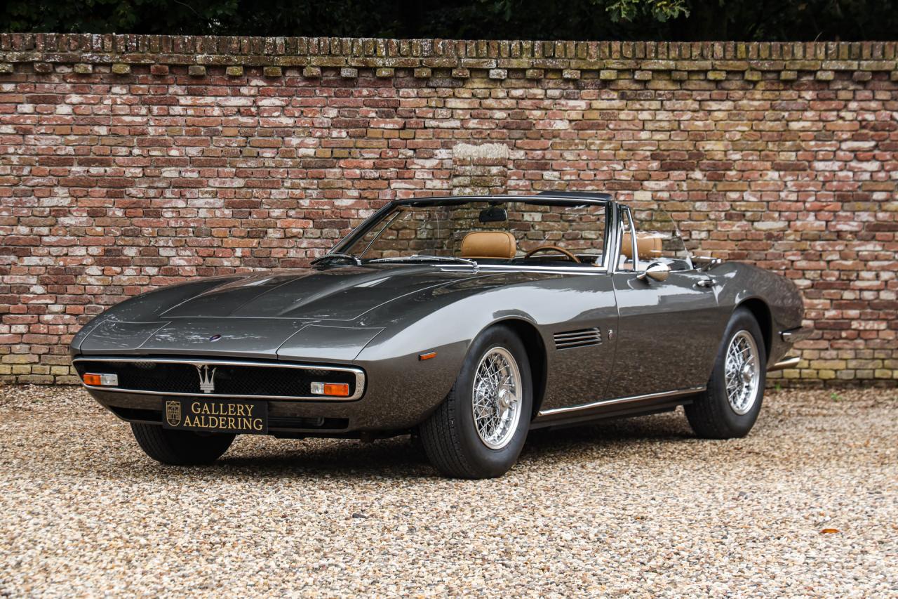 1969 Maserati Ghibli 4.7 Spyder &ldquo;The original, straight from the factory&rdquo;