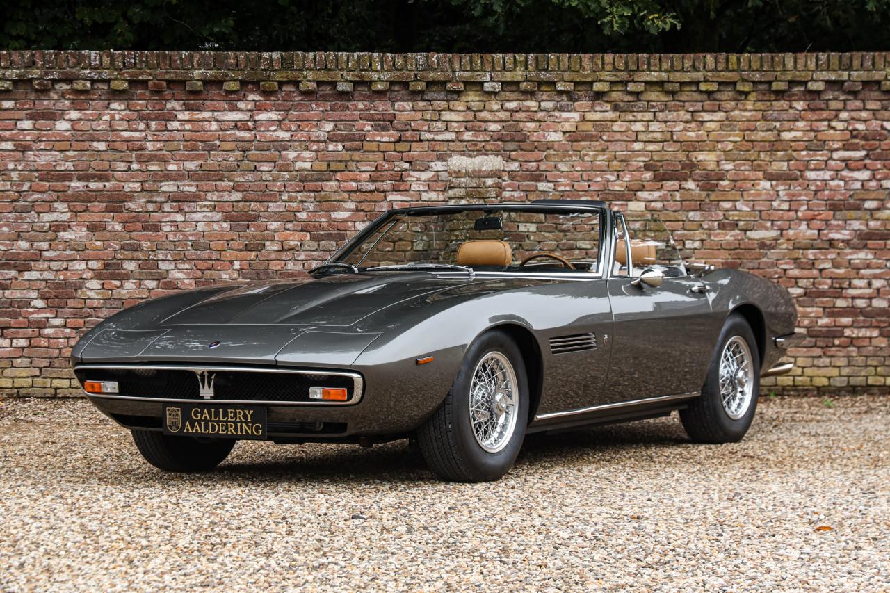 1969 Maserati Ghibli 4.7 Spyder &ldquo;The original, straight from the factory&rdquo;