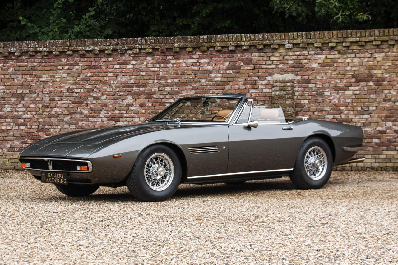 1969 Maserati Ghibli 4.7 Spyder &ldquo;The original, straight from the factory&rdquo;