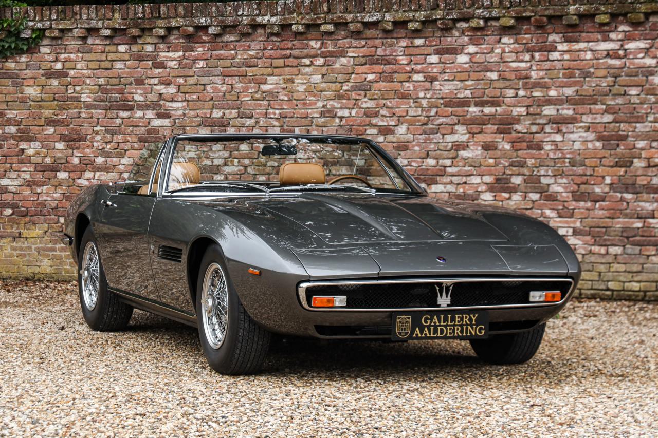1969 Maserati Ghibli 4.7 Spyder &ldquo;The original, straight from the factory&rdquo;