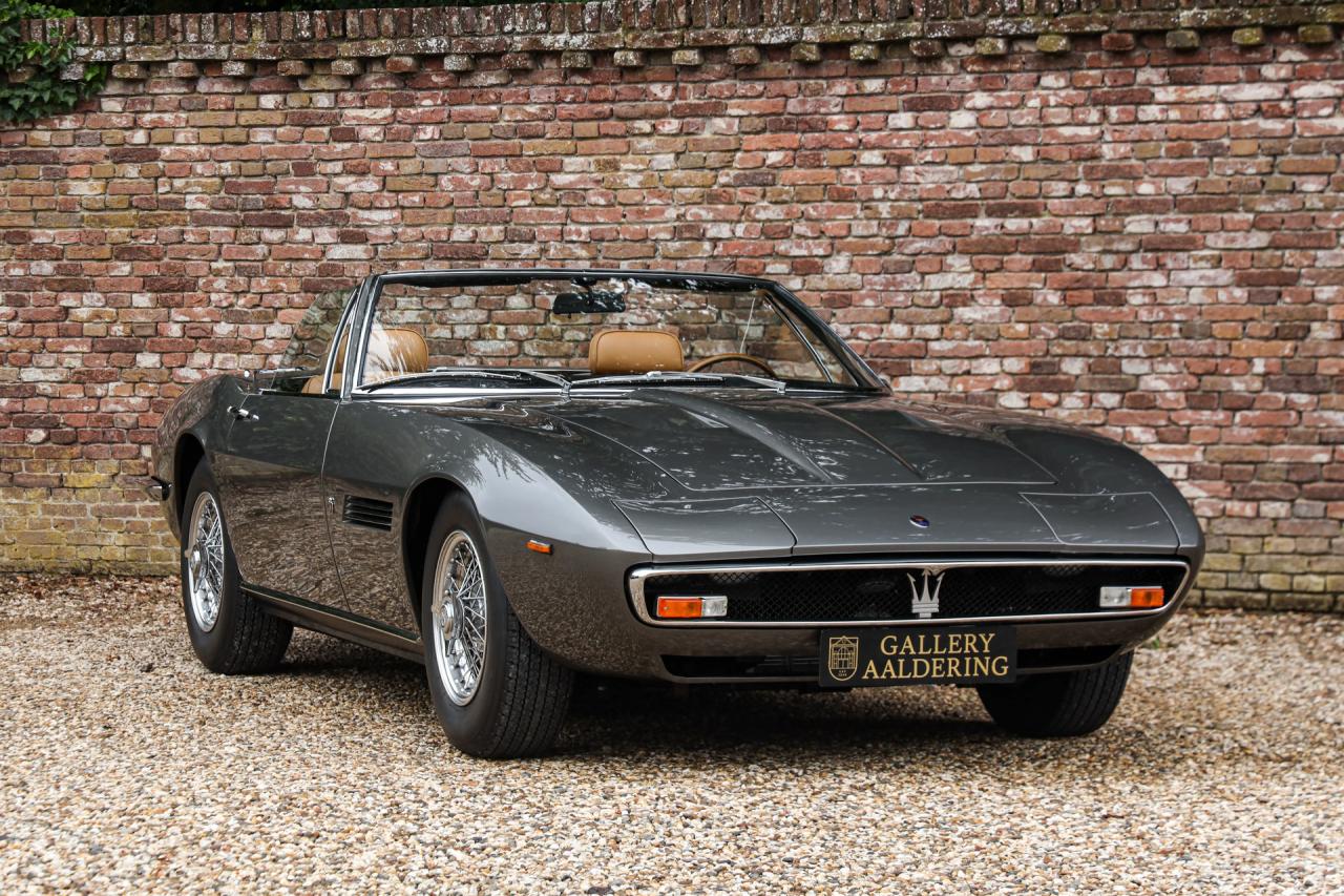 1969 Maserati Ghibli 4.7 Spyder &ldquo;The original, straight from the factory&rdquo;