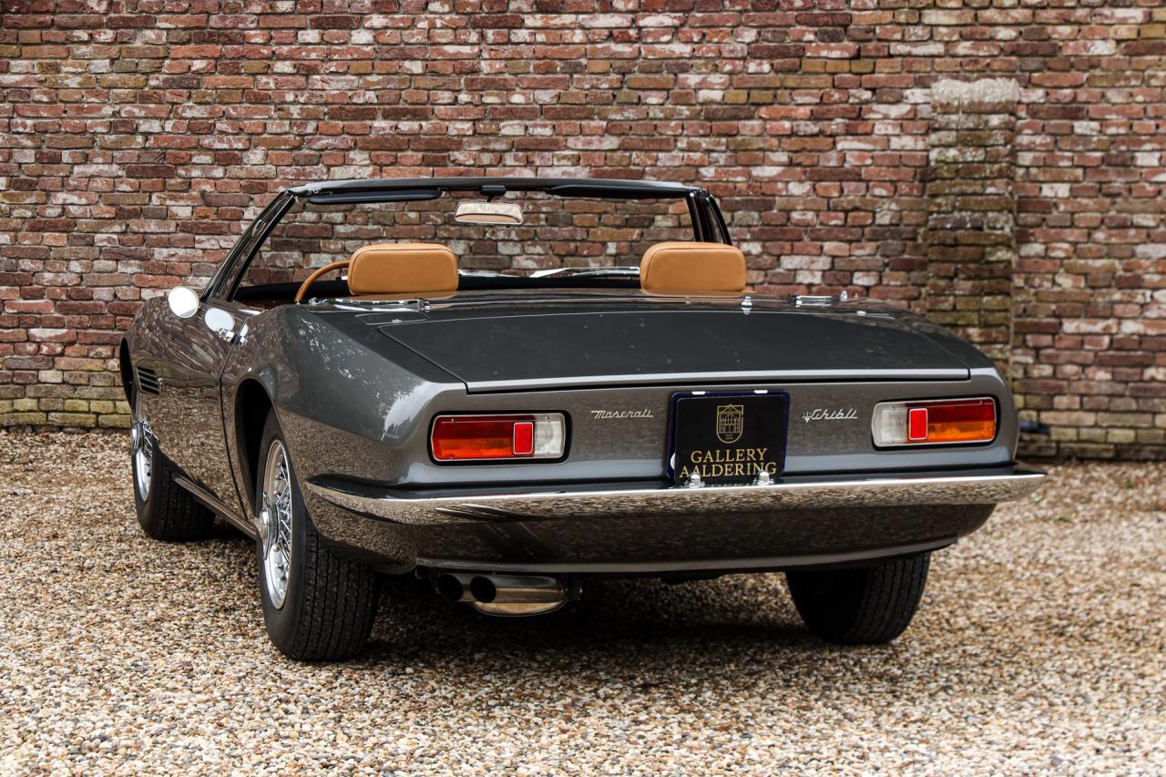 1969 Maserati Ghibli 4.7 Spyder &ldquo;The original, straight from the factory&rdquo;