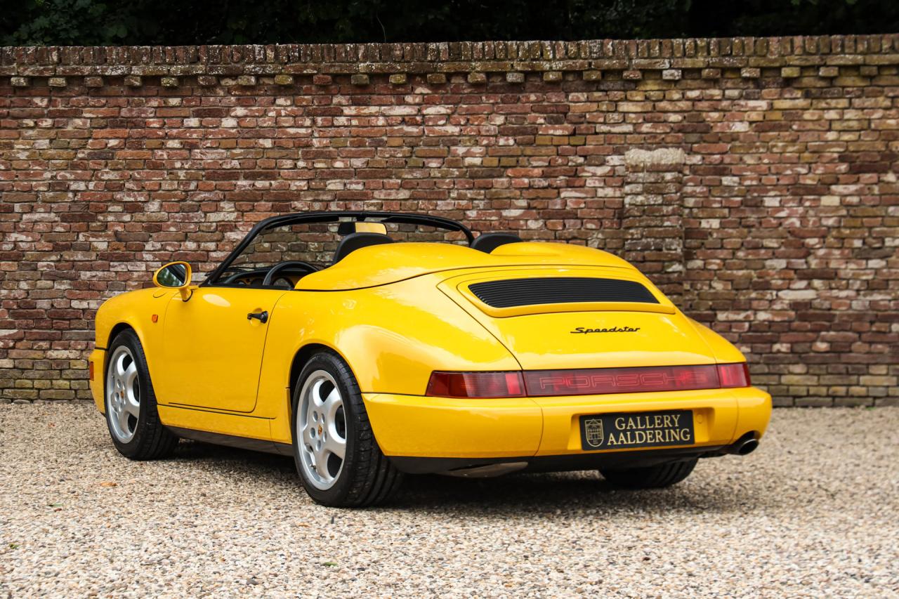 1993 Porsche 964 Speedster Small Body &ldquo;49.000 kms - Speedgelb&rdquo;