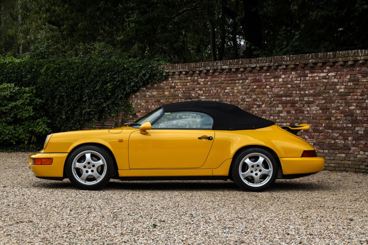 1993 Porsche 964 Speedster Small Body &ldquo;49.000 kms - Speedgelb&rdquo;