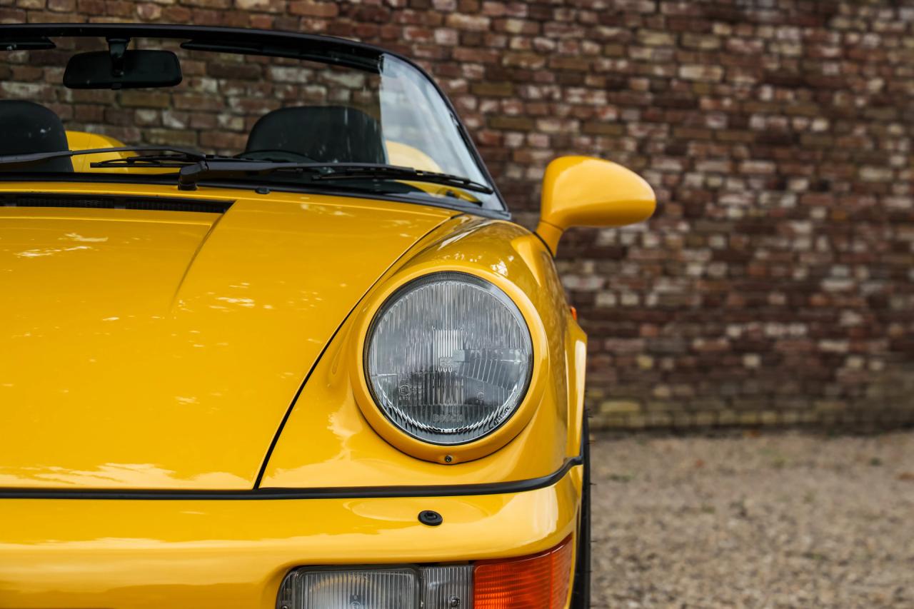 1993 Porsche 964 Speedster Small Body &ldquo;49.000 kms - Speedgelb&rdquo;