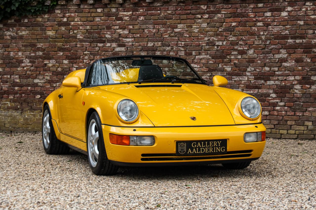 1993 Porsche 964 Speedster Small Body &ldquo;49.000 kms - Speedgelb&rdquo;
