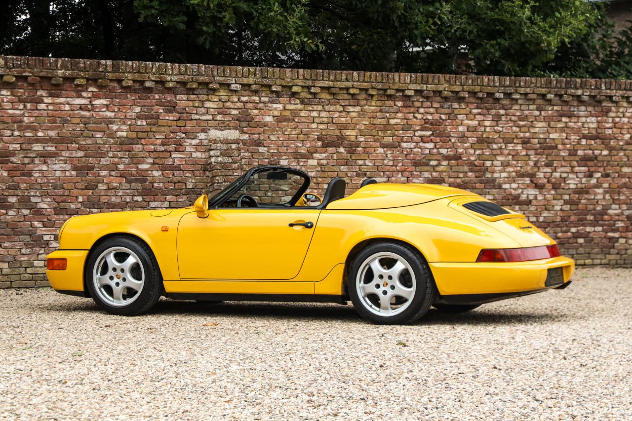 1993 Porsche 964 Speedster Small Body &ldquo;49.000 kms - Speedgelb&rdquo;