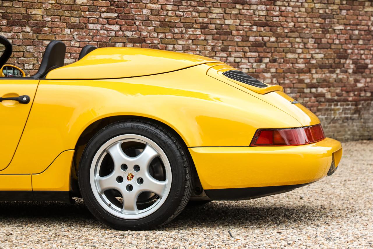 1993 Porsche 964 Speedster Small Body &ldquo;49.000 kms - Speedgelb&rdquo;