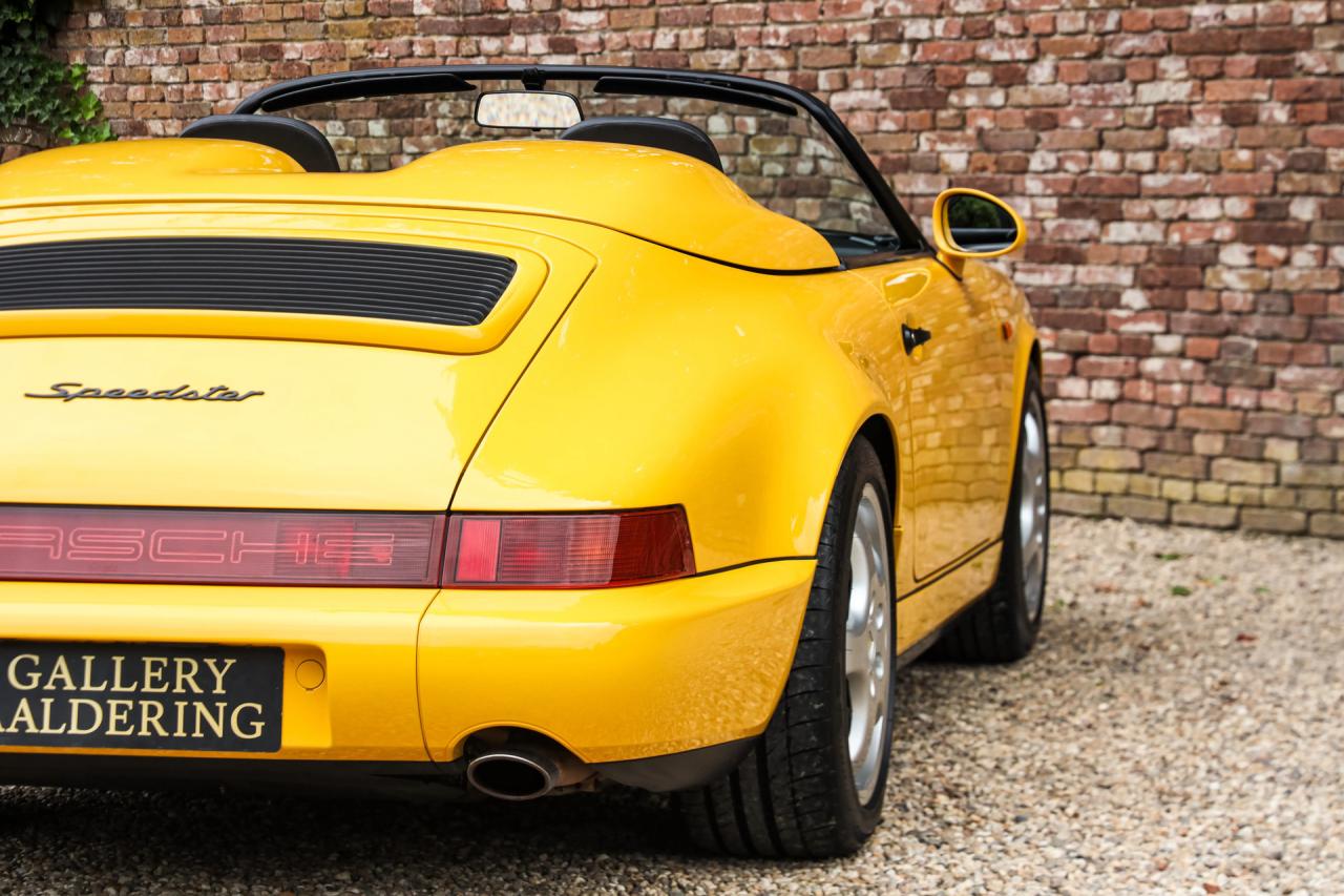 1993 Porsche 964 Speedster Small Body &ldquo;49.000 kms - Speedgelb&rdquo;