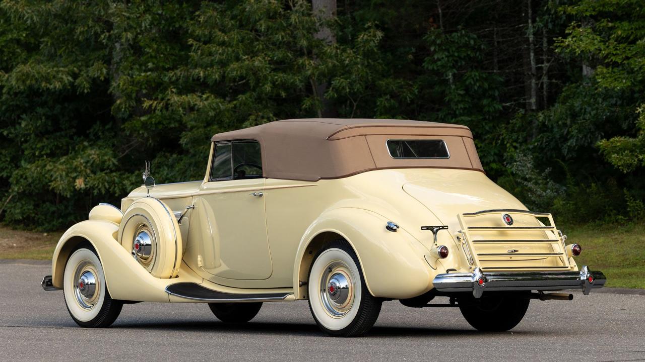 1937 Packard 1501 Super Eight Convertible Victoria