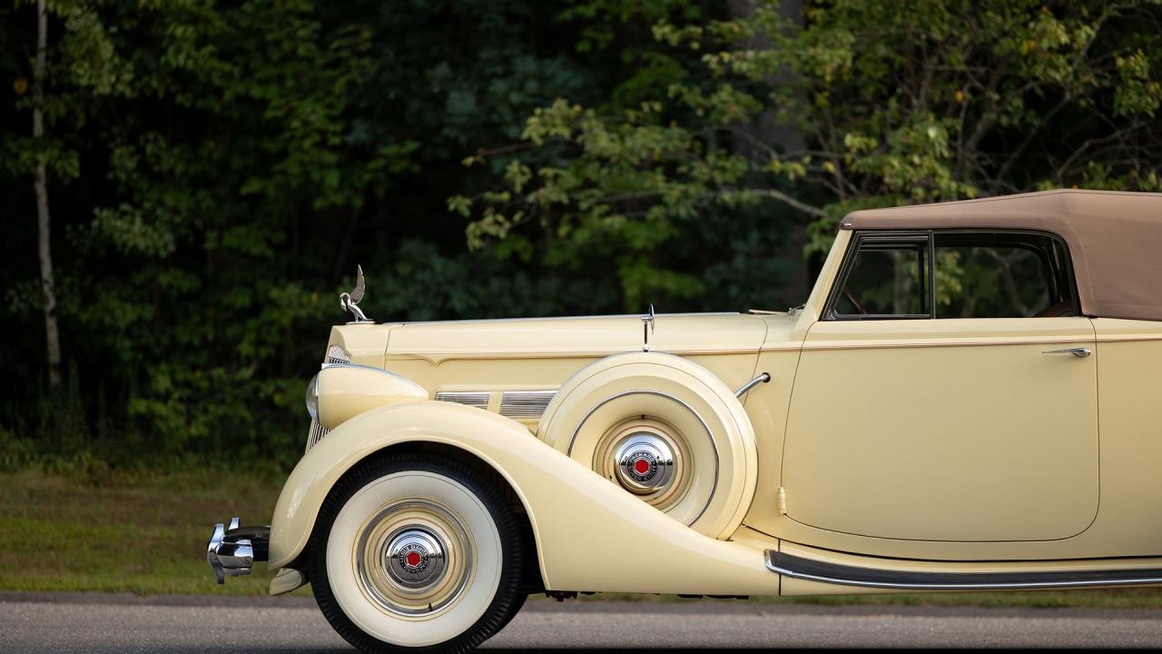 1937 Packard 1501 Super Eight Convertible Victoria