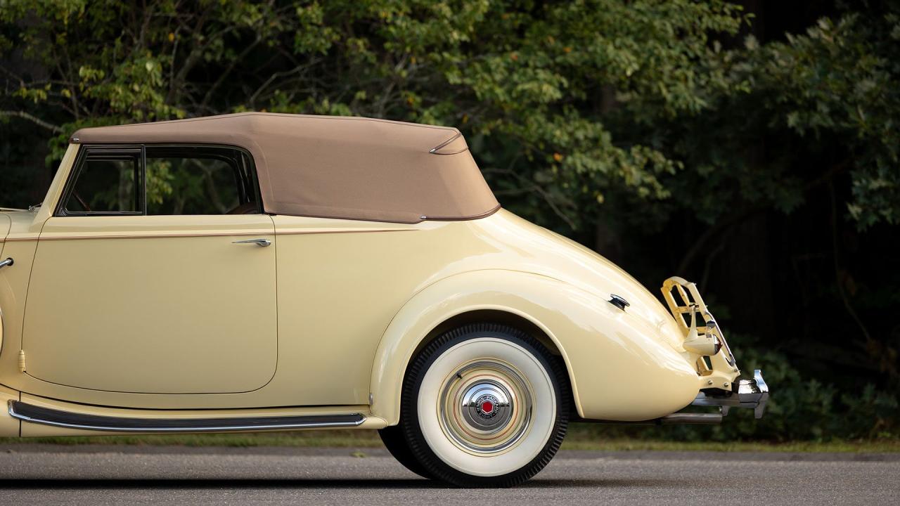 1937 Packard 1501 Super Eight Convertible Victoria