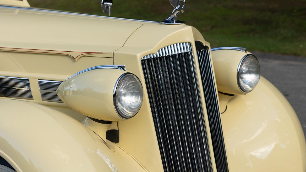 1937 Packard 1501 Super Eight Convertible Victoria