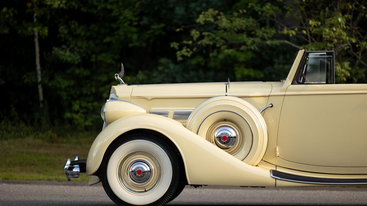 1937 Packard 1501 Super Eight Convertible Victoria