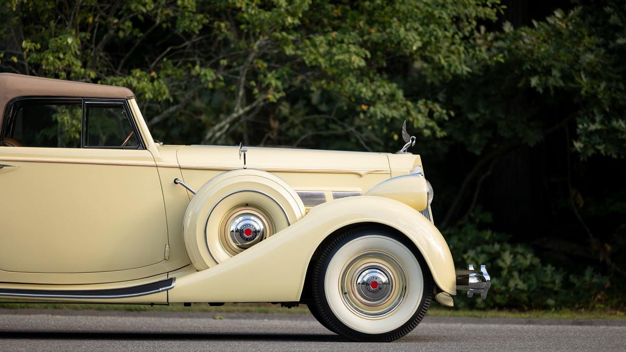 1937 Packard 1501 Super Eight Convertible Victoria